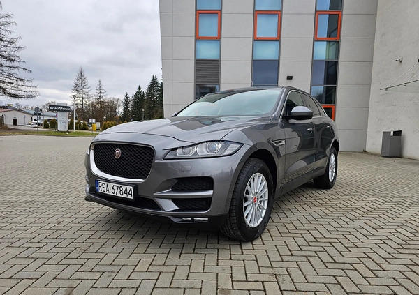 Jaguar F-Pace cena 63000 przebieg: 164000, rok produkcji 2017 z Sanok małe 781